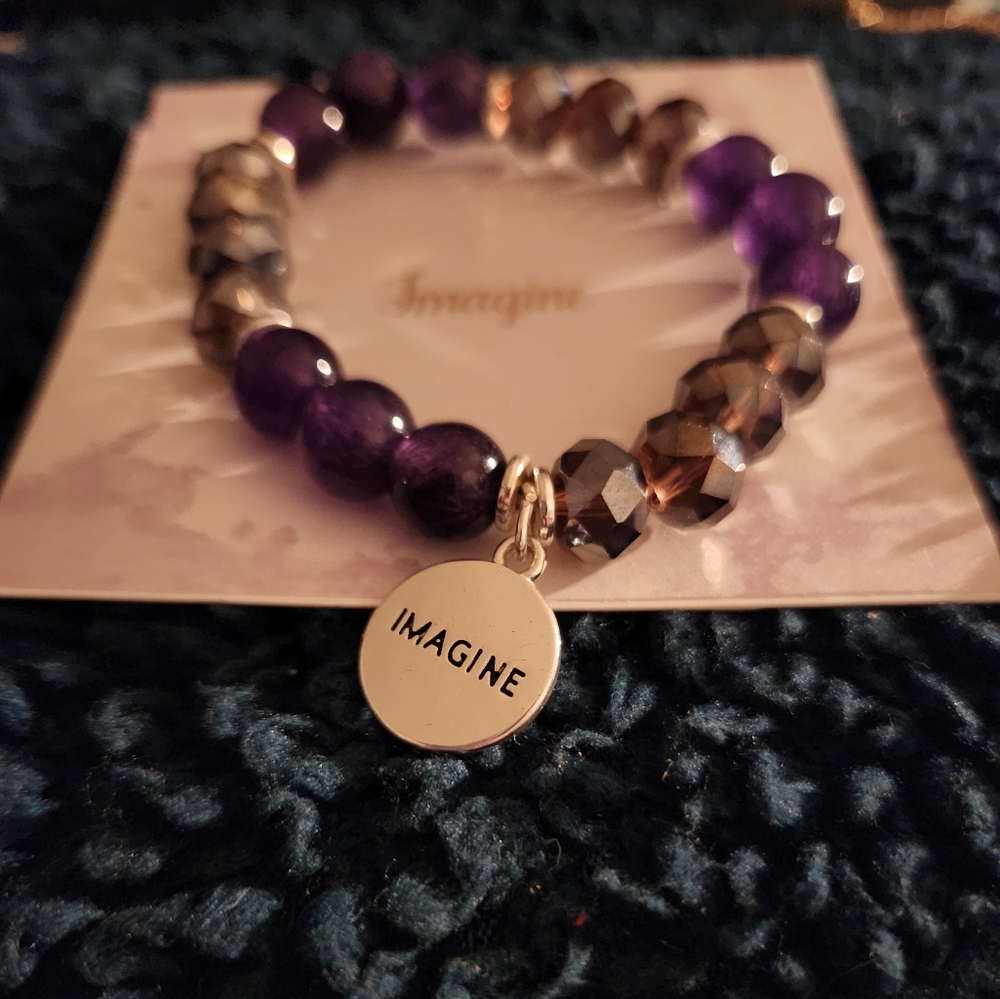 BNWT Imagine purple bracelet